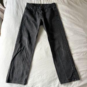 Lees Faded Black Regular Fit Jeans